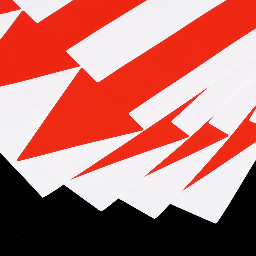 4/6/10Sheet Arrow Sticker Directional Sign PVC Self-Adhesive Label Stickers Removable Floor Decal for Floor Wall Marking 6Colors