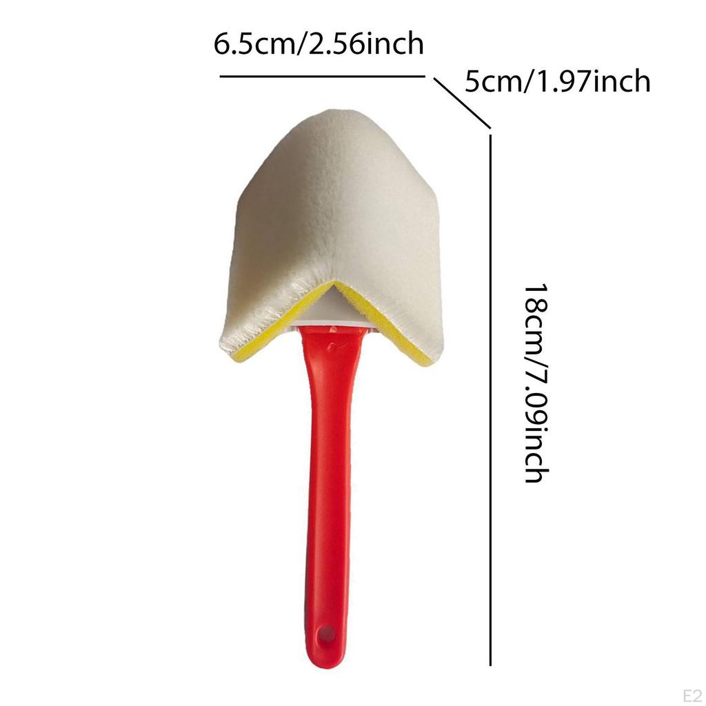 1 Inch Nylon Corner Painting Brush for Renovation & DIY Use Multipurpose Sponge Pad