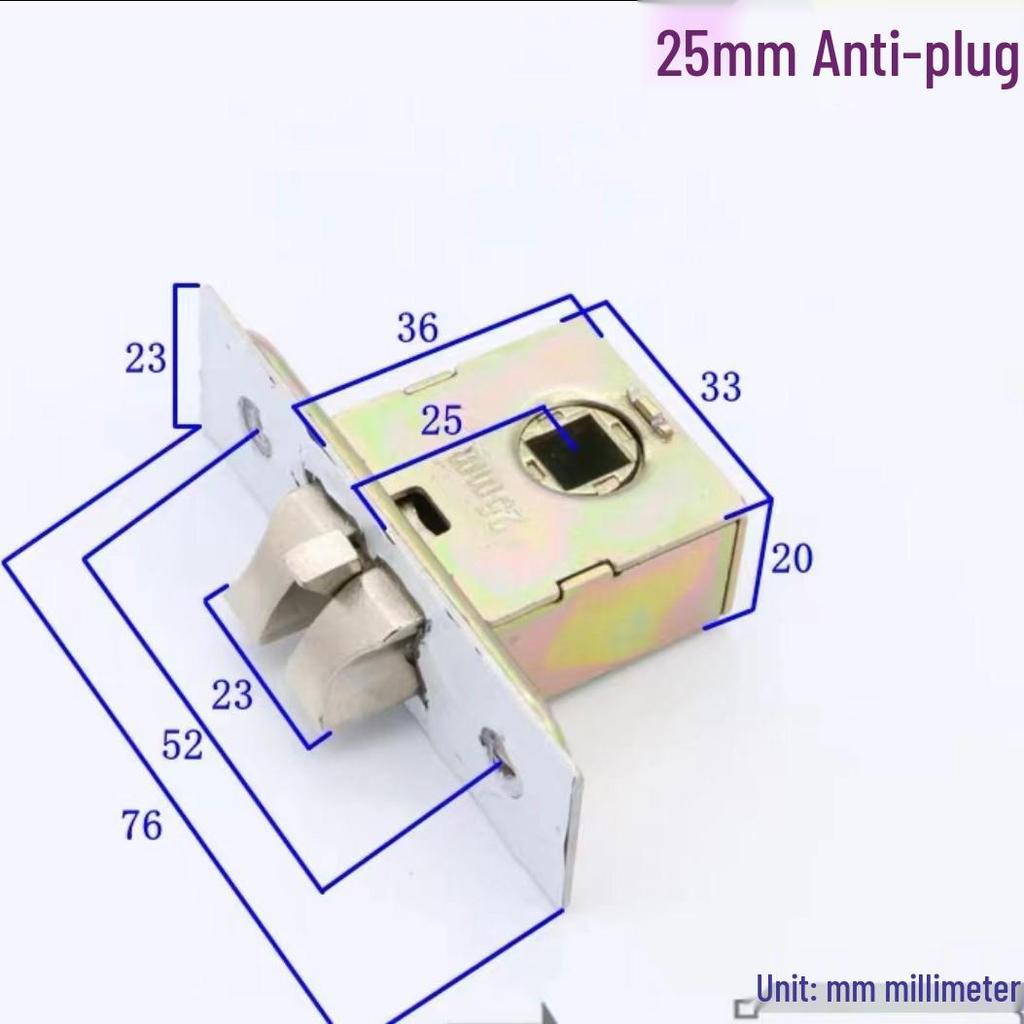 Silent Universal Bathroom Tongue Lock And Cylinder