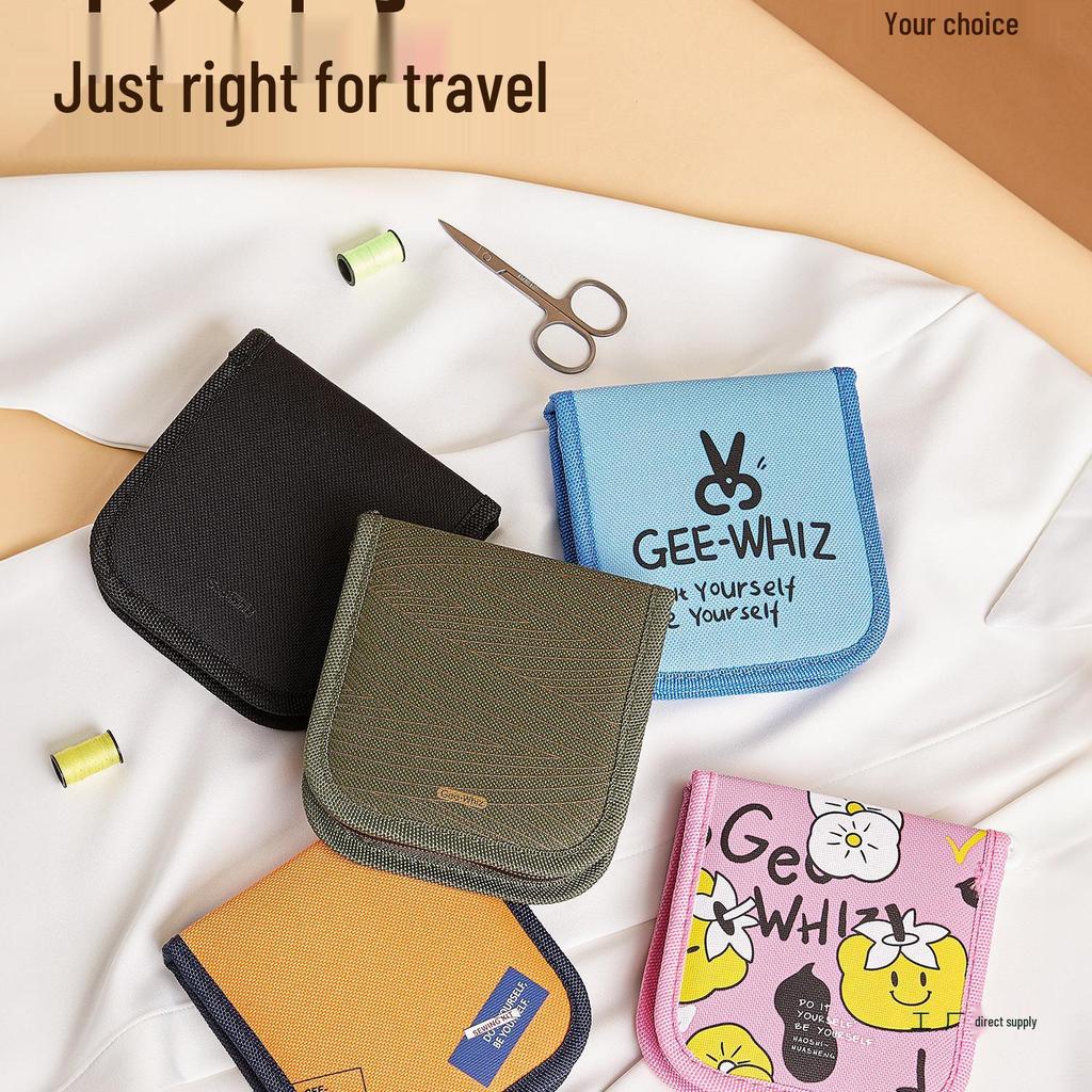 High-Capacity Handmade Sewing Kit: Deluxe Needle and Thread Pouch for Home & Travel