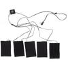 Elektrisches Kleiderheizkissen Weich Verschleißfest Flexibel Verbundfaser USB Heizfolie Elektrischer Stoffheizer Mit