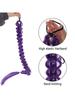 Purple pigtail wig | pigtail with laser wire | advanced synthetic hair, suitable for avantgarde hairstyle, role play and Party style