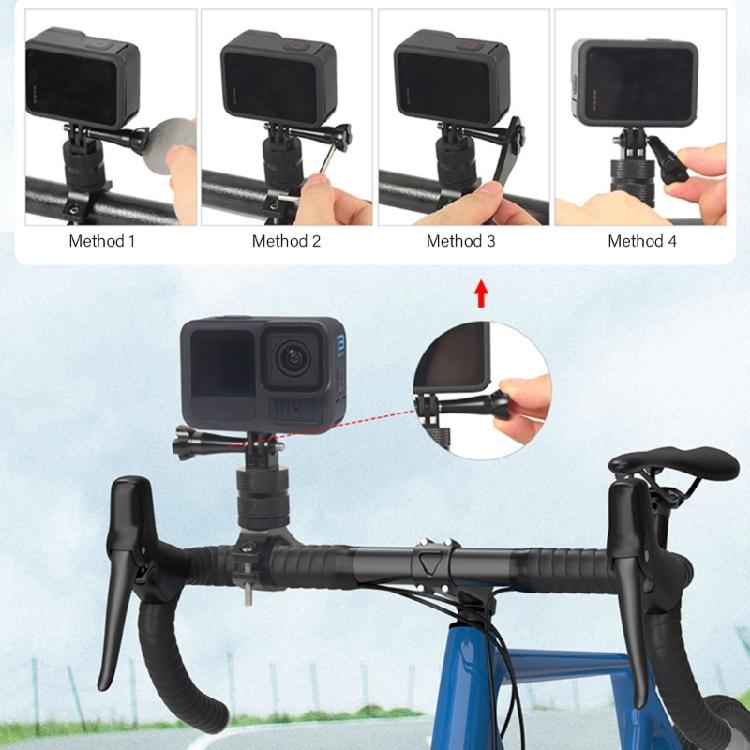 Quick Release Foldable Threaded Screw Camera Mount Hand Operated Tightening Shock Resistant For Adventure Filming