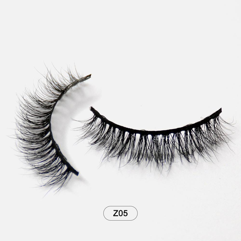 Dropshiping Makeup Mink Lashes Fluffy Soft Full Fake Eyelashes Natural False Eyelashes Wispy Lash Extension