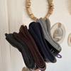 Men's Cotton & Wool Socks: Warm Winter Terry, Business Casual, Solid Color, Long Style