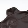 2026 Women's Retro PU Leather Jacket: Stand Collar, Loose, Short Motorcycle Style