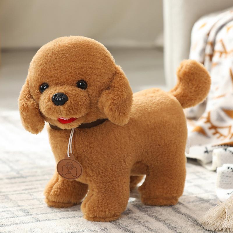 Cute Simulation Puppy Dog Doll Plush Toy Standing Teddy Dog Husky Doll Children Soothing Rag Doll