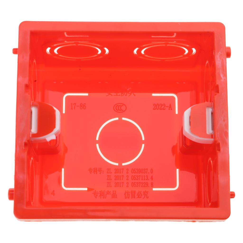Kunststoff Weiß Schalter Schutzbox 86 Typ Universal Schalter Steckdose Kabelschlitz Box Aufputz Wandschalter Steckdosenbox