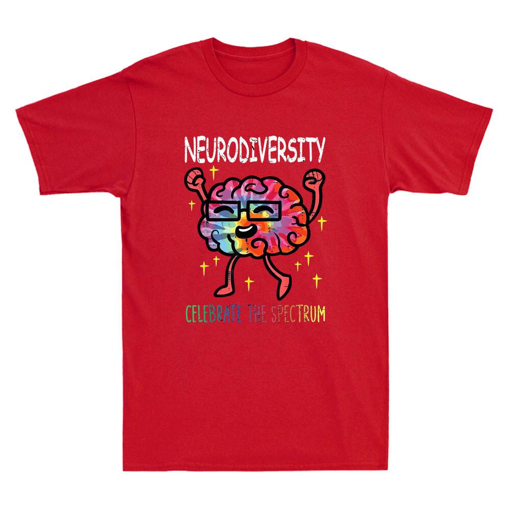 Neurodiversity Brain Autism Awareness Asd Adhd Funny Gift Vintage Unisex Tshirt