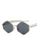 Fashion Vintage Rhombus Metal Sunglasses Women Brand Designer New Retro Sun Glasses Female Ins Trendy Eyewear Male UV400