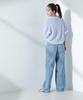Nano Universe Tulle Mohair Knit Pullover be paired with other Size F Women's (Can items) (110), Blue, 669-5122304