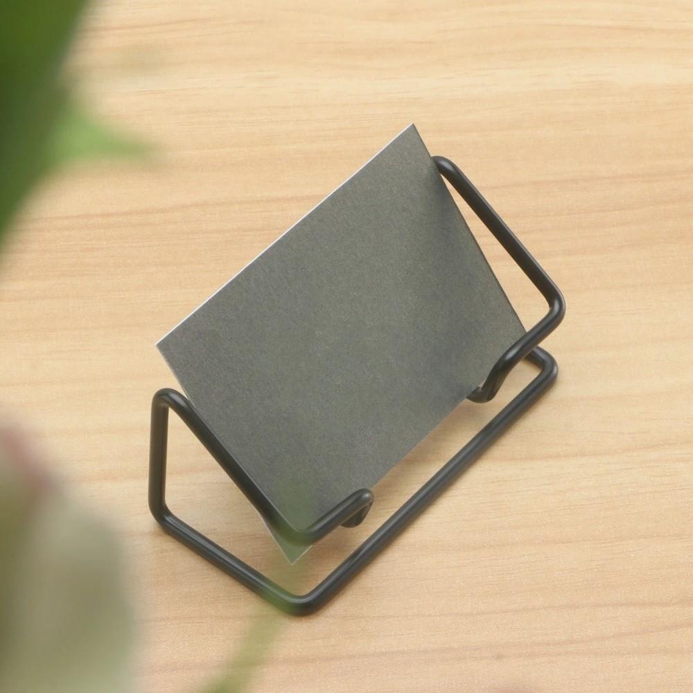 Metal Name Card Stand Rustproof Photo Stand Simple Card Display Stand  Hotel Reception