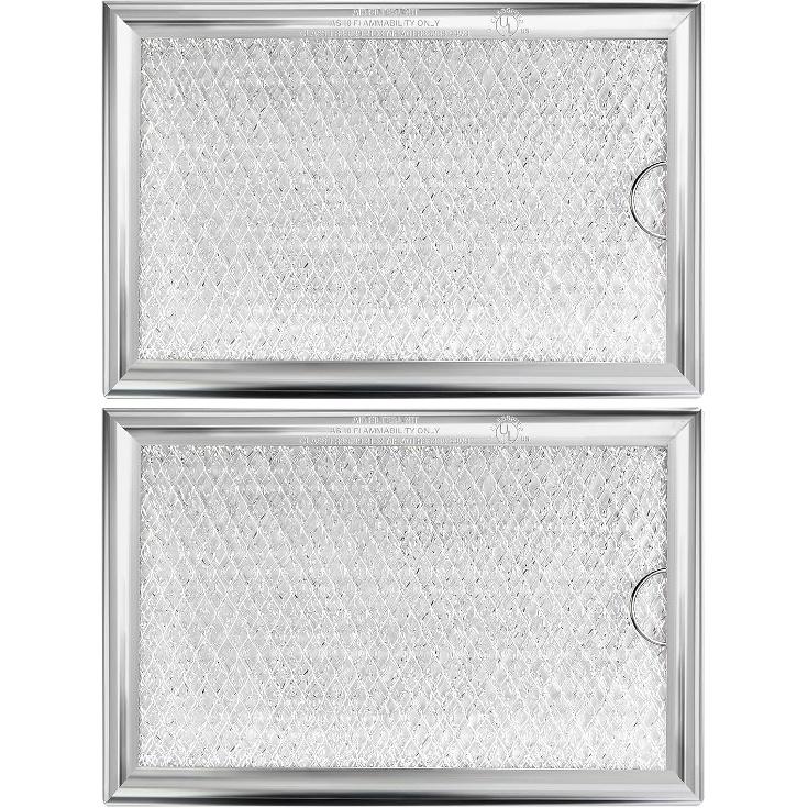 4Pcs Microwave Grease Filter Replacement for LG 5230W1A012B, Microwave Filter Replacement 7.64 x 5.1 Grease Filter Replacement 2PCS