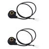 Lasting 2 Pcs Motorcycle Digital Odometer Speedometer 3-Wire Sensor Cable Assembly