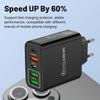 80W USB Charger PD Fast Charging Type C Mobile Phone Adapter For iPhone 15  Quick Charge EU/US/UK Plug Wall Charger