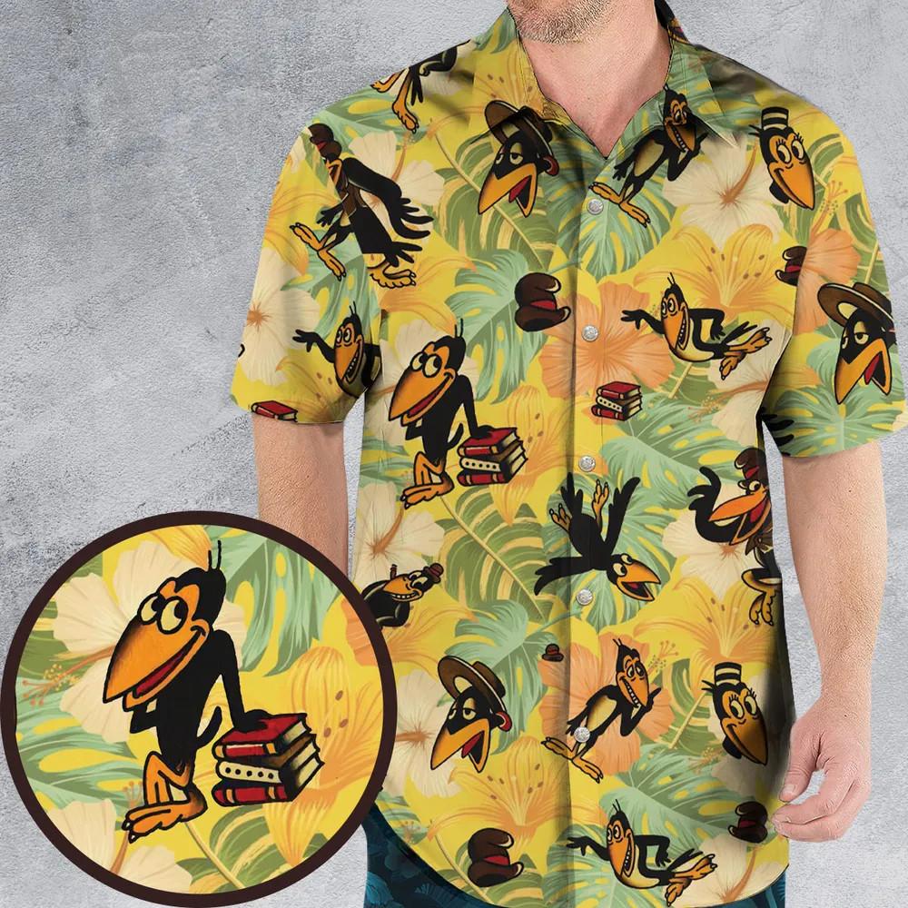 Bird Of A Feather Heckle And Jeckle Hawaiian Shirt Unisex T-Shirt XXL