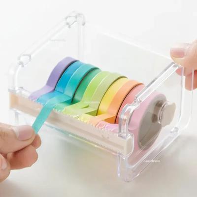 Δημιουργικό Σετ Κόφτη Ταινιών Washi Εργαλείο Ταινίας Διαφανής Θήκη Ταινίας Διανομέας Ταινίας Σχολικά Είδη Είδη Γραφείου Για Μαθητή