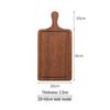 ZISIZ Ebony Wood Steak & Bread Serving Board