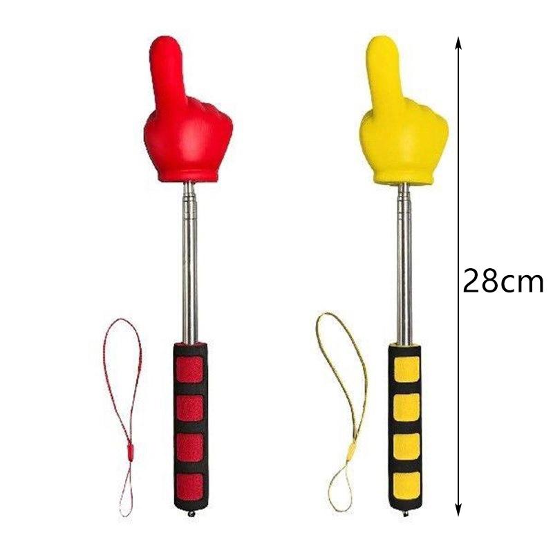 Stainless Steel Finger Reading Sticks Telescopic Rod Finger Design Teaching Stick Educational Learning Toys Students 1/2PCS