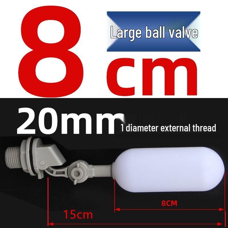 All-Plastic Aquarium Auto Refill Float Valve - Non-Metal, No Damage, Water Level Control