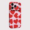 Luxury Clmj Swag Love Heart Glossy Film Hard PC Phone Case for Oppo A6 A5 A78 A3 A3X A60 A74 A38 A36 A17 A16e A55 Pro 4G 5G