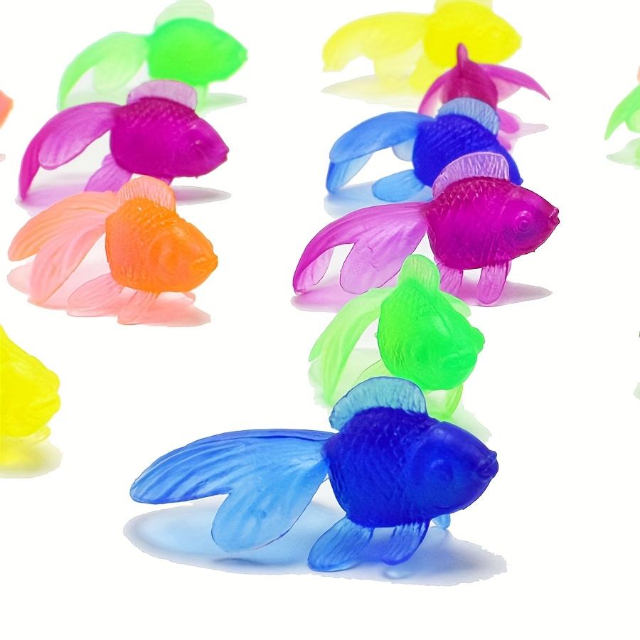 5/10/20 szt. 5 cm Mieszany Kolor Przezroczysty Złota Rybka Ozdoba Symulacja Miniaturyzacja Ryba DIY Ogród Akwarium Dekoracja JXB