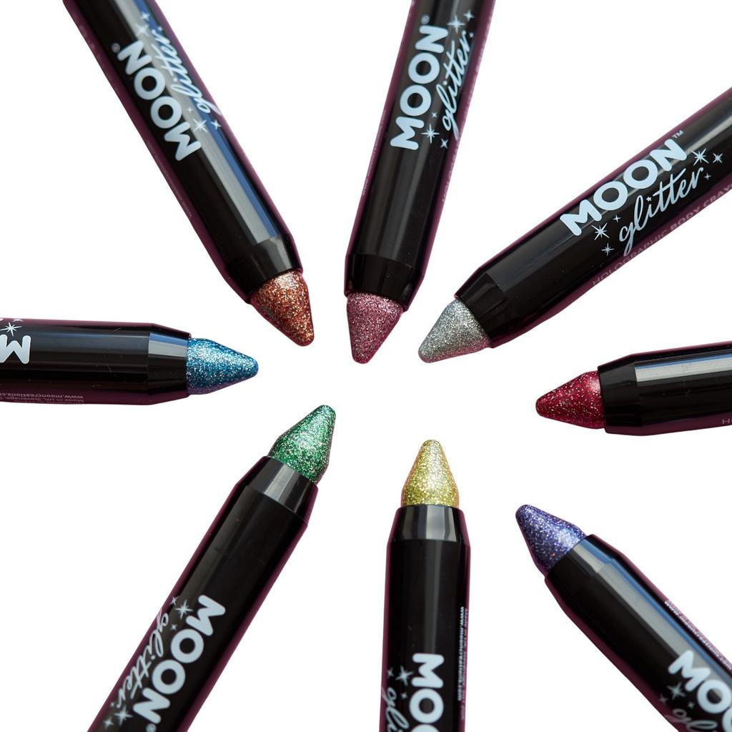 Moon Glitter Holographic Body Crayons