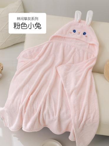 Baby Hooded Bath Towels Cartoon Animal Newborn Soft Towel Blanket Toddler Bathrobe Warm Sleeping Swaddle Wrap for Boys Girls