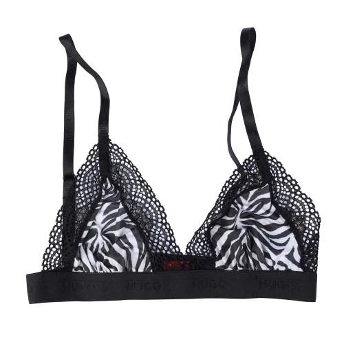 Hugo Womens/Ladies Zebra Print Bra