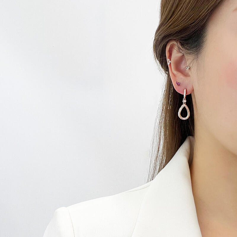 Earrings 14K Lafleur Drop Earrings