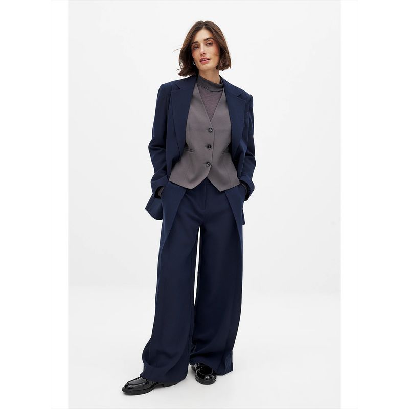 Foreign Trade Original Order NA-K * D Pleat Lightweight Stretch High Waist Suit Pants Drape Loose Casual Wide Leg Pants 1461c2