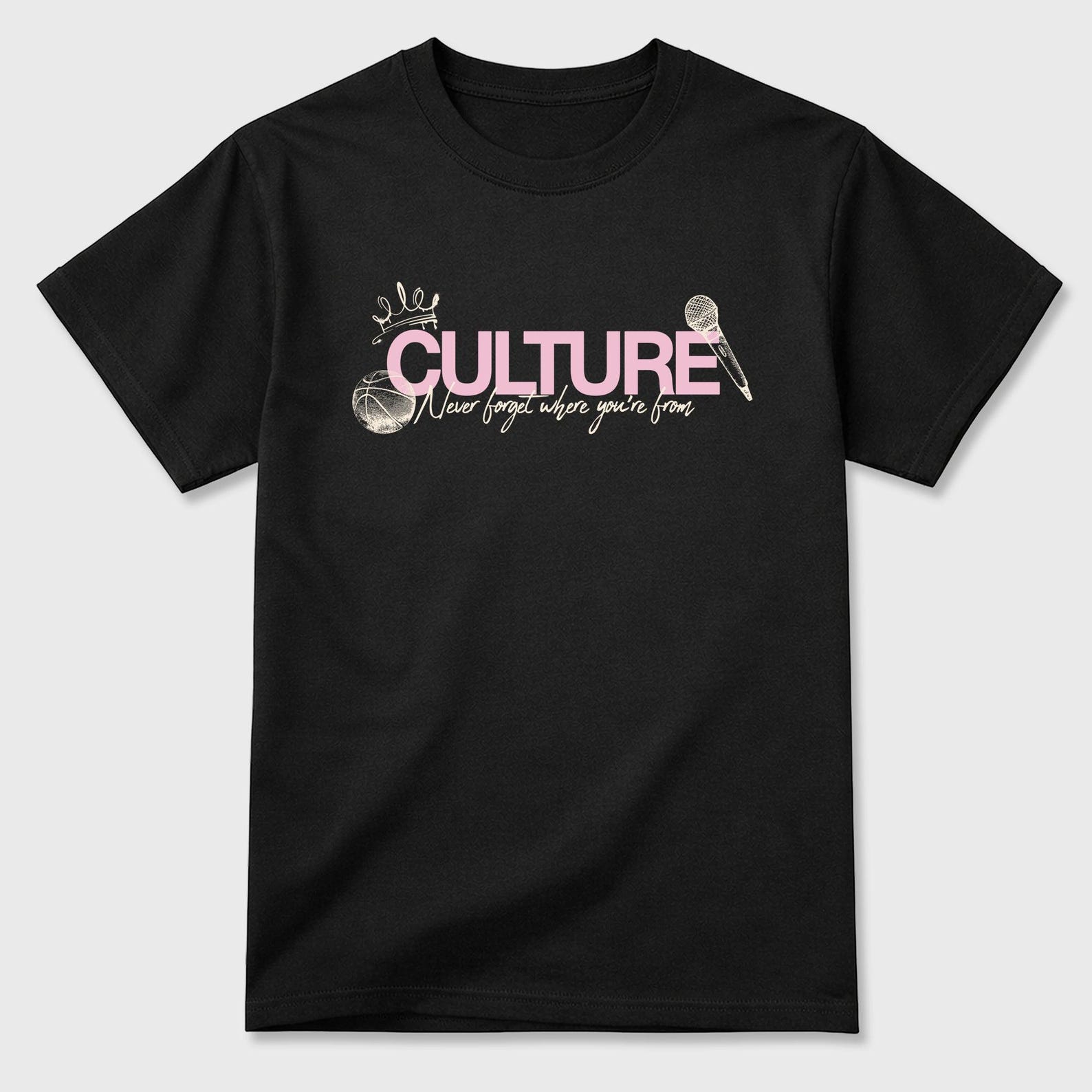 Culture graphic tee. Streetwear Brand Graphic T-Shirt. 4s Iced Carmine 4XL