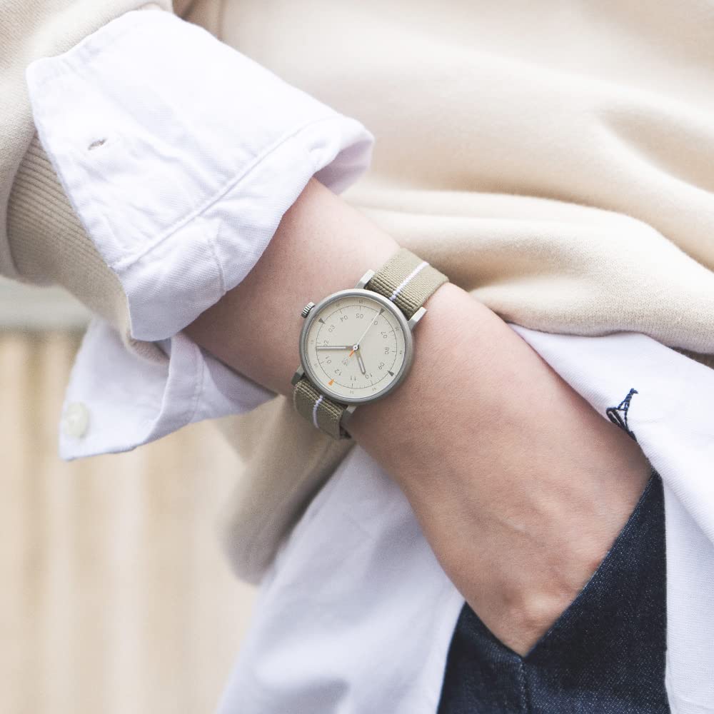 Maven Watches 34mm THE URBAN SCOUT SERIES Minimalist Fashion Watch KHAKI P (MUS-01 34MM)