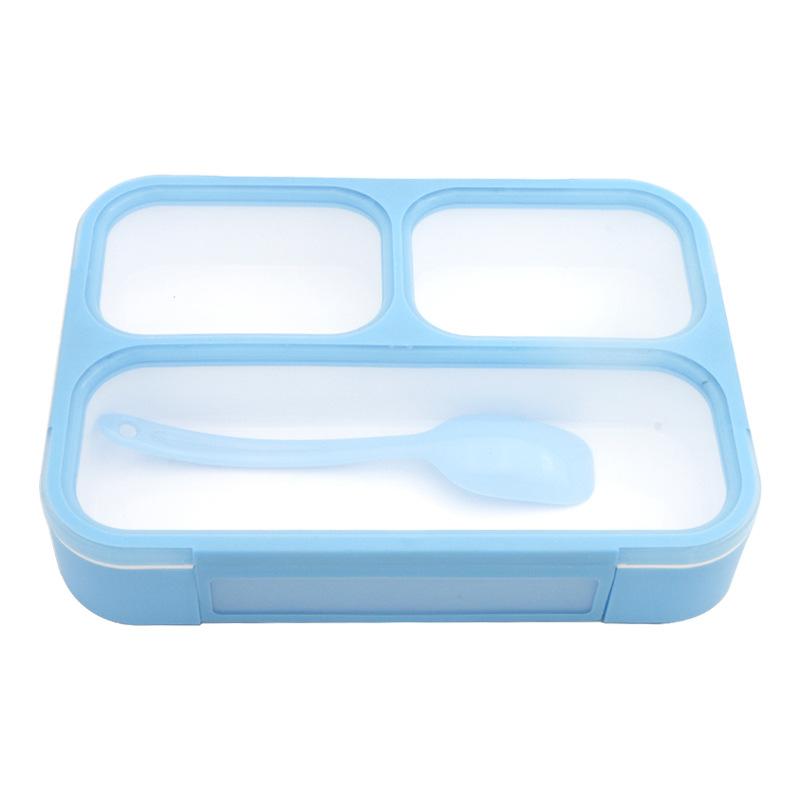 1000ML Lattice Lunch Box High Capacity Leakproof Portable Food Container Travel Camping Office School Healthy Material Bento Box