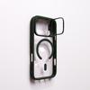 Suporte de Metal para Câmera Case Transparente Para iPhone 17 Air 16 15 14 Plus 11 Pro Max Para Carregamento Sem Fio Magsafe Capa Protetora