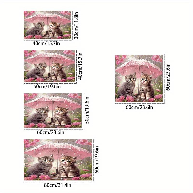 1Pcs Rubber Drying Mat With Cat and BirdPattern For Coffee Shop Restaurant Kitchen Carpet Tableware Durable Diatom Mud Table Mat Pet Mat Coffeeware