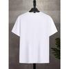 European sizes Men'S T-Shirt Niche High-End Healing Floral Text T-Shirt Men'S Loose Drop Shoulder Short Sleeve Spring And Summer Street