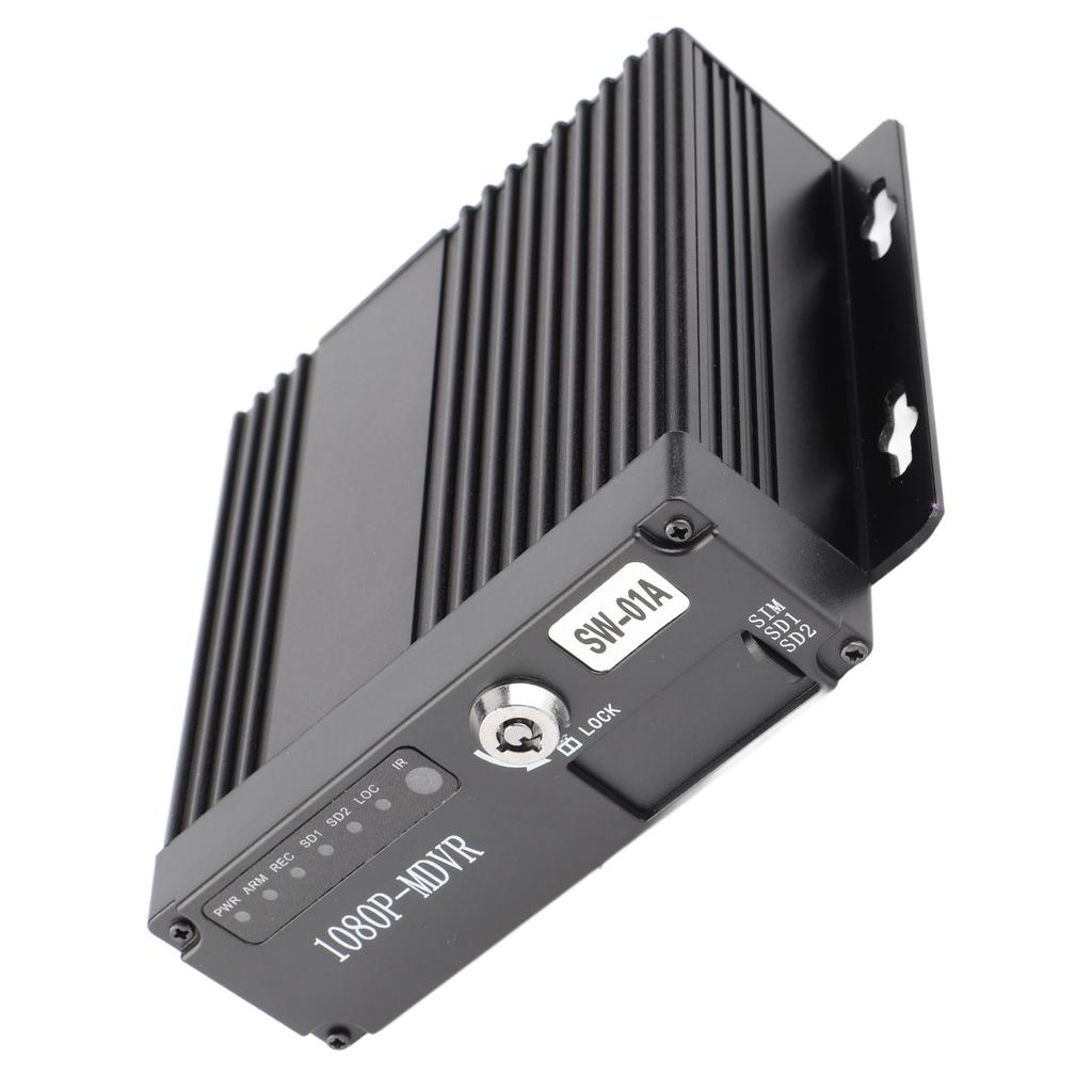 Mini Echtzeit Auto Mobiler DVR 4-Kanal Video Audio Rekorder Eingang mit Fernbedienung