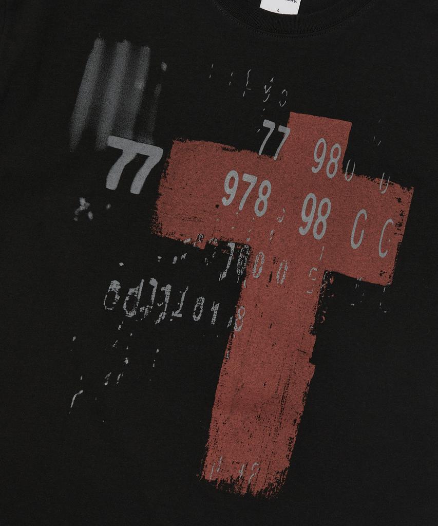 Garter Gallery Red Cross T-Shirts_Black