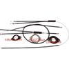 Front Rear BMX Bike Brake Cable Upper Lower Bicycle Brake Line Gyro Brake Cables  For Gyro Systems