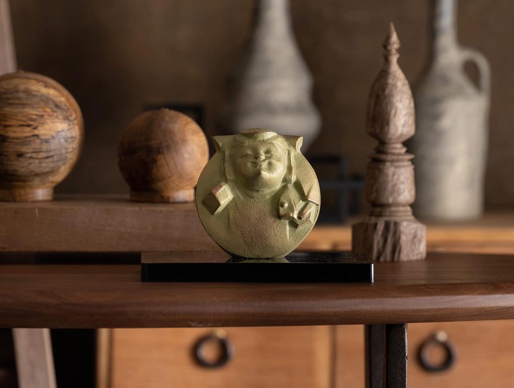 God of Fortune Ebisu Nitten Sculptor Sotaro Saegusa Statue Figure Ornament Seven Gods of Fortune Ebisu Takaoka Copperware Prototype_Buddha (Fukukami