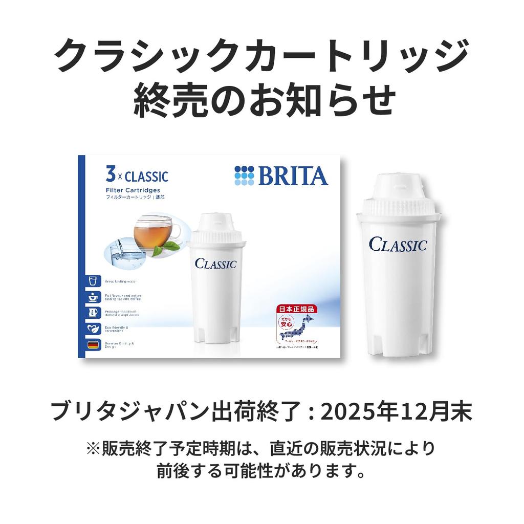 BRITA Classic Replacement Filters for Jug-Style Water Filters, Set of 3 (BJ-C3)