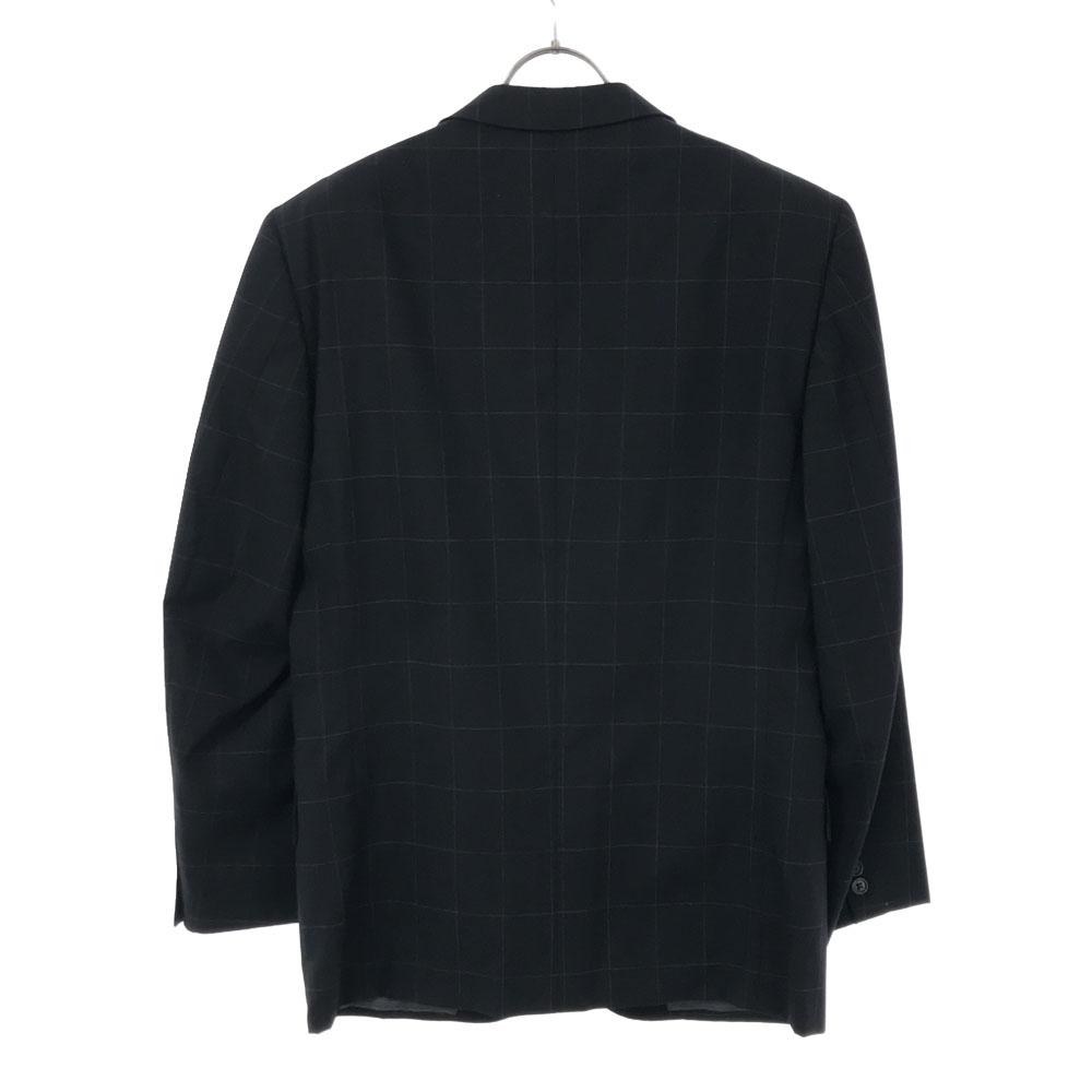 Paul Smith LONDON Grid pattern tailored jacket 90A4 black Men's Used