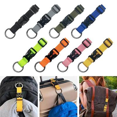 Rucksack Schnalle Gepäckband Multifunktionaler Rucksack Nylon Hängeschnalle Tragbarer Kofferhaken Hängeschnalle