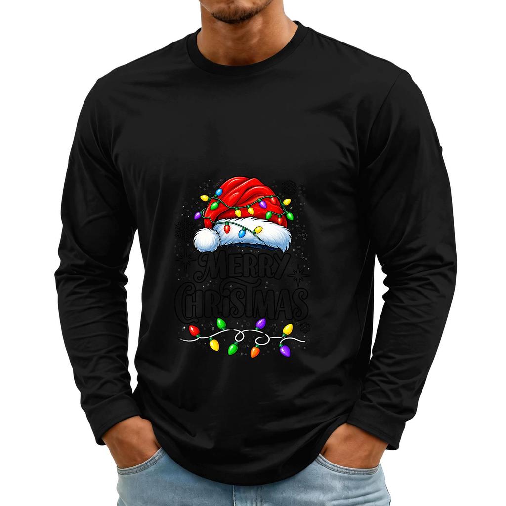 Men's Christmas Casual Long Sleeve Neck Top