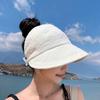 Adjustable Summer Wide Brim Sunhat Foldable Beach Bucket Hat Sun Protection Hats  Holiday