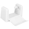 Wall Mounted Toilet Paper Holder Roll Paper Holder Toilet Tissue Rack for BathroomWhite