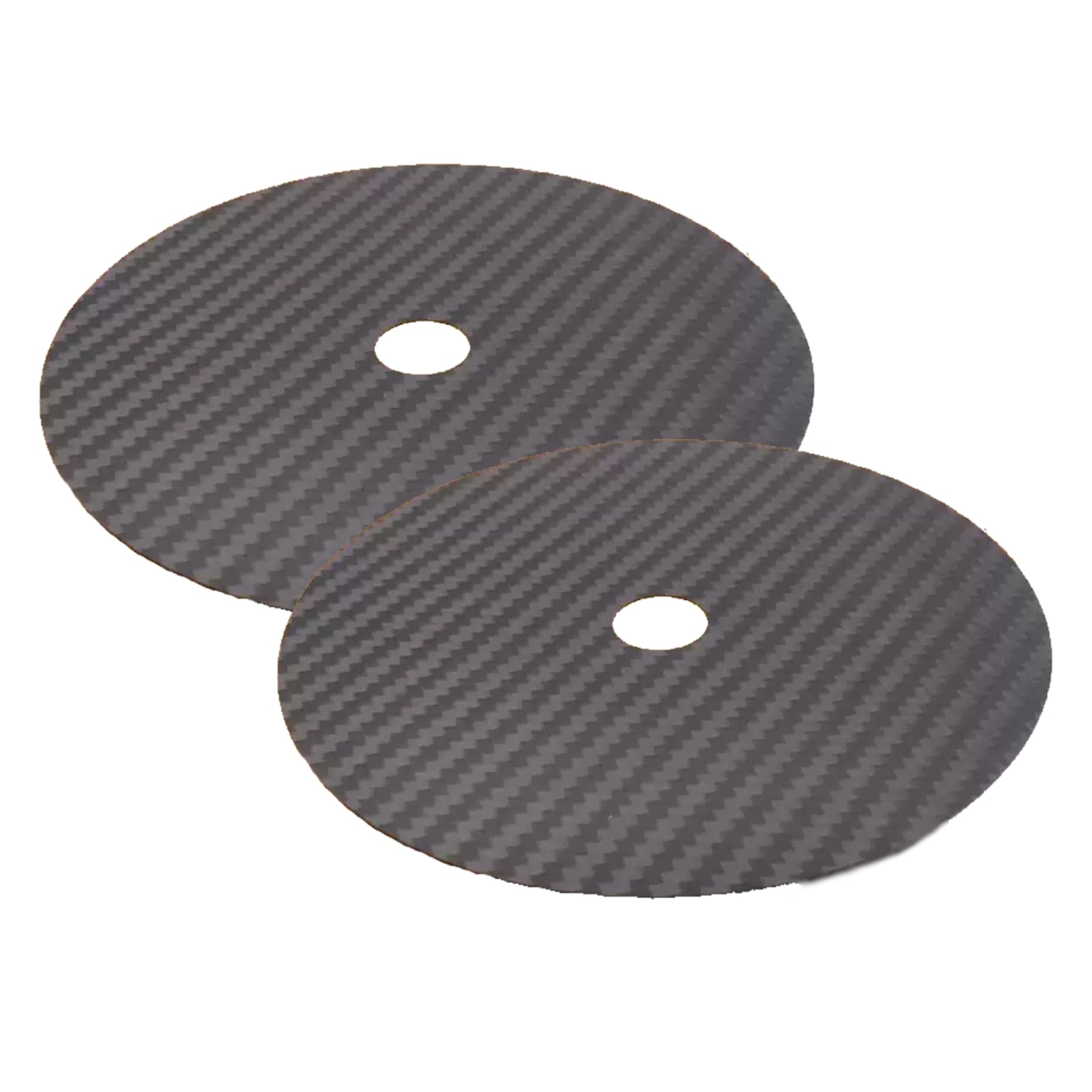 

ROOOCYY CD Black Carbon Tuning Disc Vibration 2 Pieces Included Stabilizer, Fiber, 0.4mm Thickness, Pad, Stabilizer, Absorber, чорний