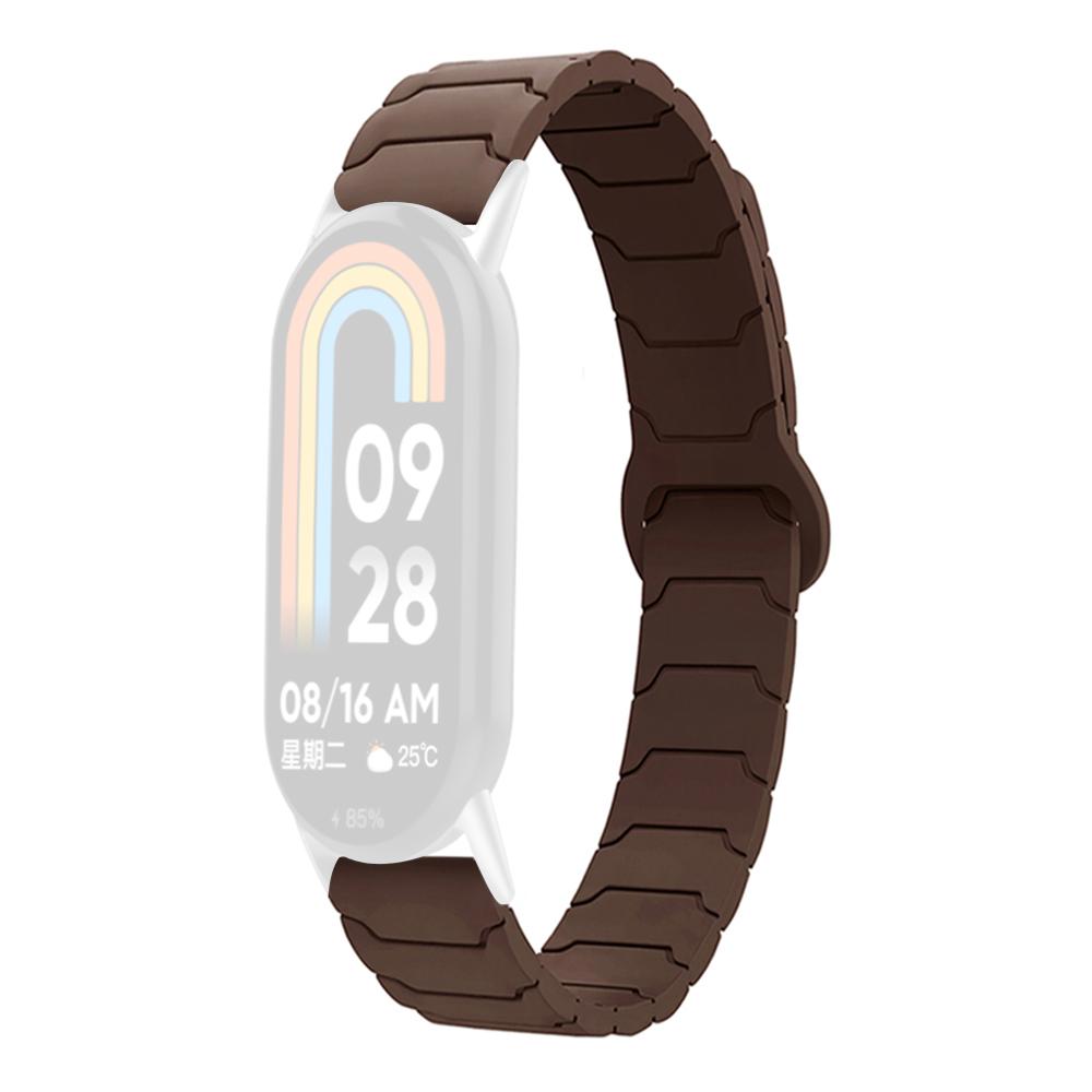 Watch Band for Xiaomi Smart Band 10/9/8 Silicone Magnetic Replacement Strap