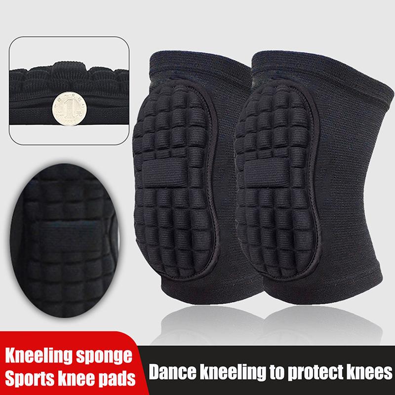 1Pair Protective Sponge Knee Pads For Volleyball, Soft Breathable Knee Support Knee Brace For Women Men Sports Dance Football